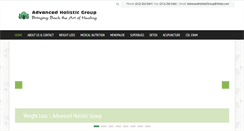 Desktop Screenshot of advancedholisticgroup.com